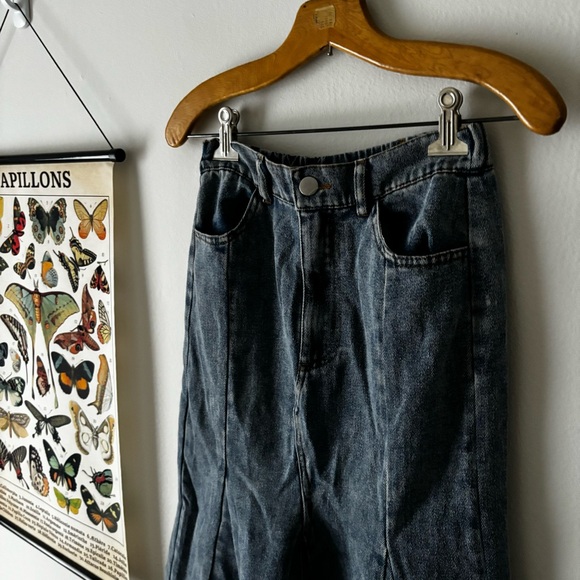 HYFVE • nwot Denim Flare Maxi Skirt - Picture 2 of 8